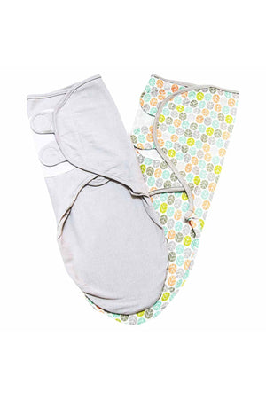 MOON Organic Swaddler pack of 2 - Grey