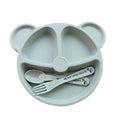 Star Babies Eco Friendly Bear Plate Set - Blue