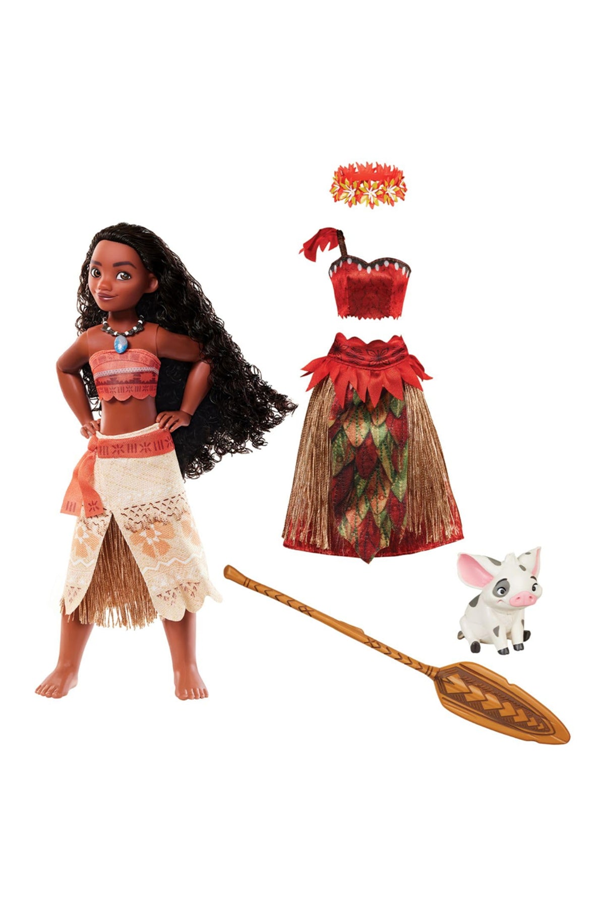 Multiprint Moana House – Creative Stamping & Coloring Set for Kids – Includes 7 Wooden Stamps, Washable Ink, 7 Markers, Drawing Book & More – Made in Italy