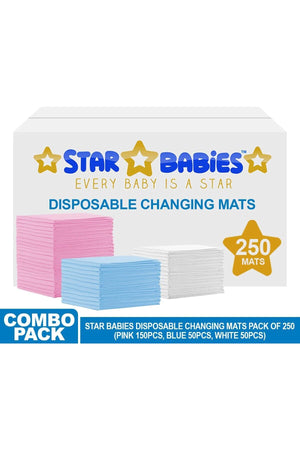 Star Babies Disposable Changing Mats - 250 Pc