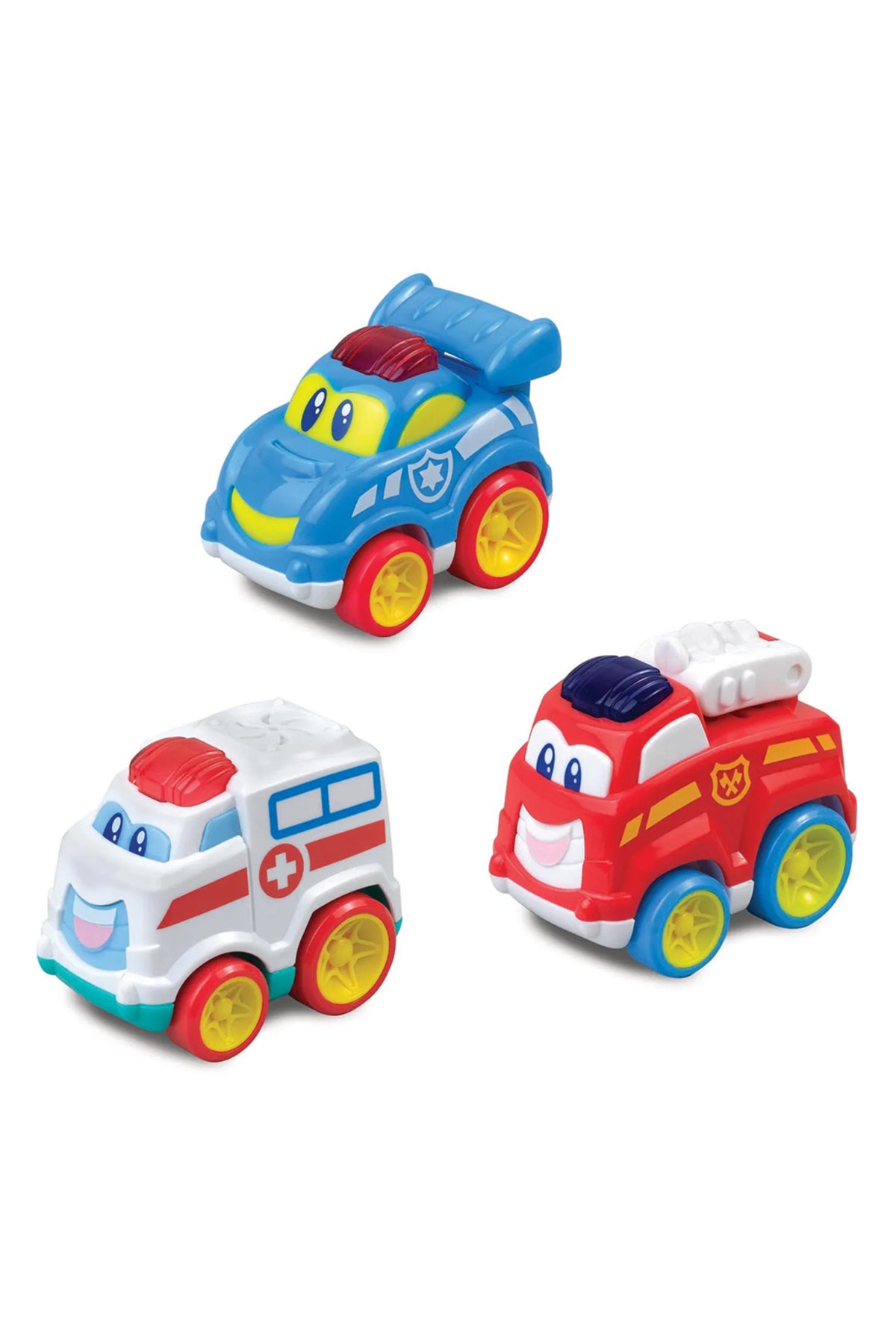Little Learners Vroom Vroom Racers - Free Wheel Vehicle, Baby-Hand Fit, 9 Styles Assorted, PDQ Display, 12M+