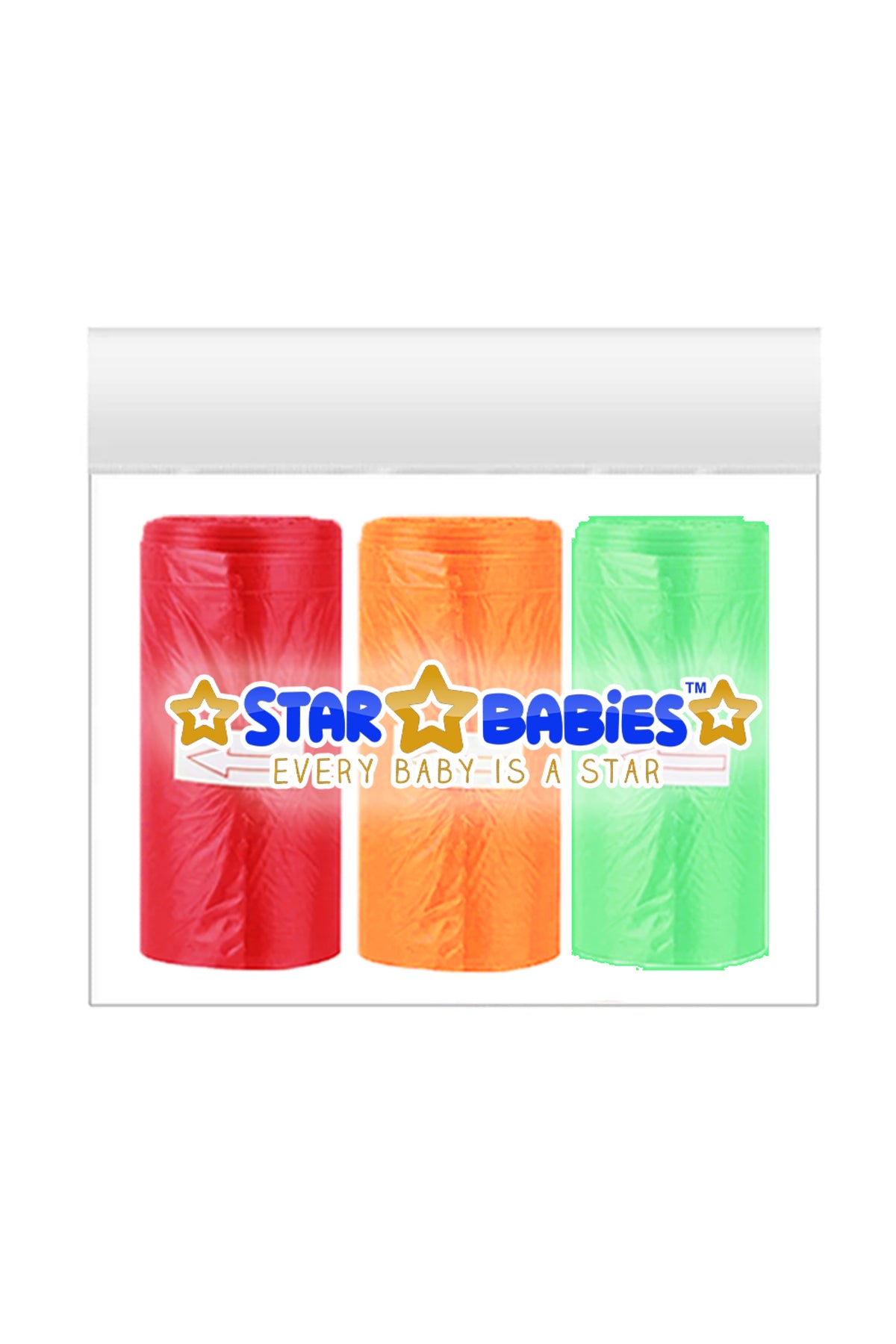 Star Babies - Scented Bags - Pack Of 3 - 45 Pcs - Color May Vary