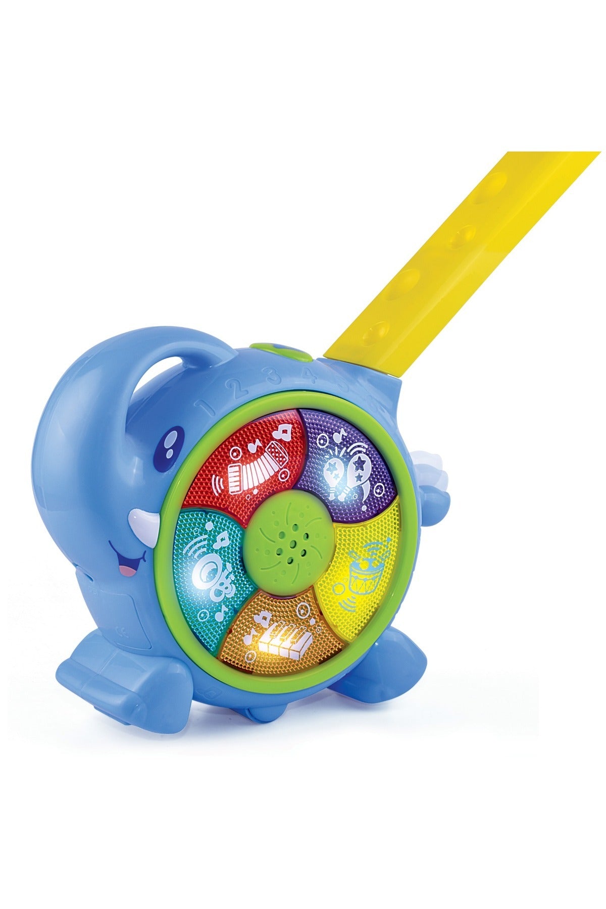 Little Learners 2-in-1 Push N’ Glow Elephant - Interactive Baby Toy