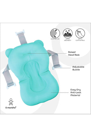 MOON Anti-Slip Baby Bath Pad -Blue