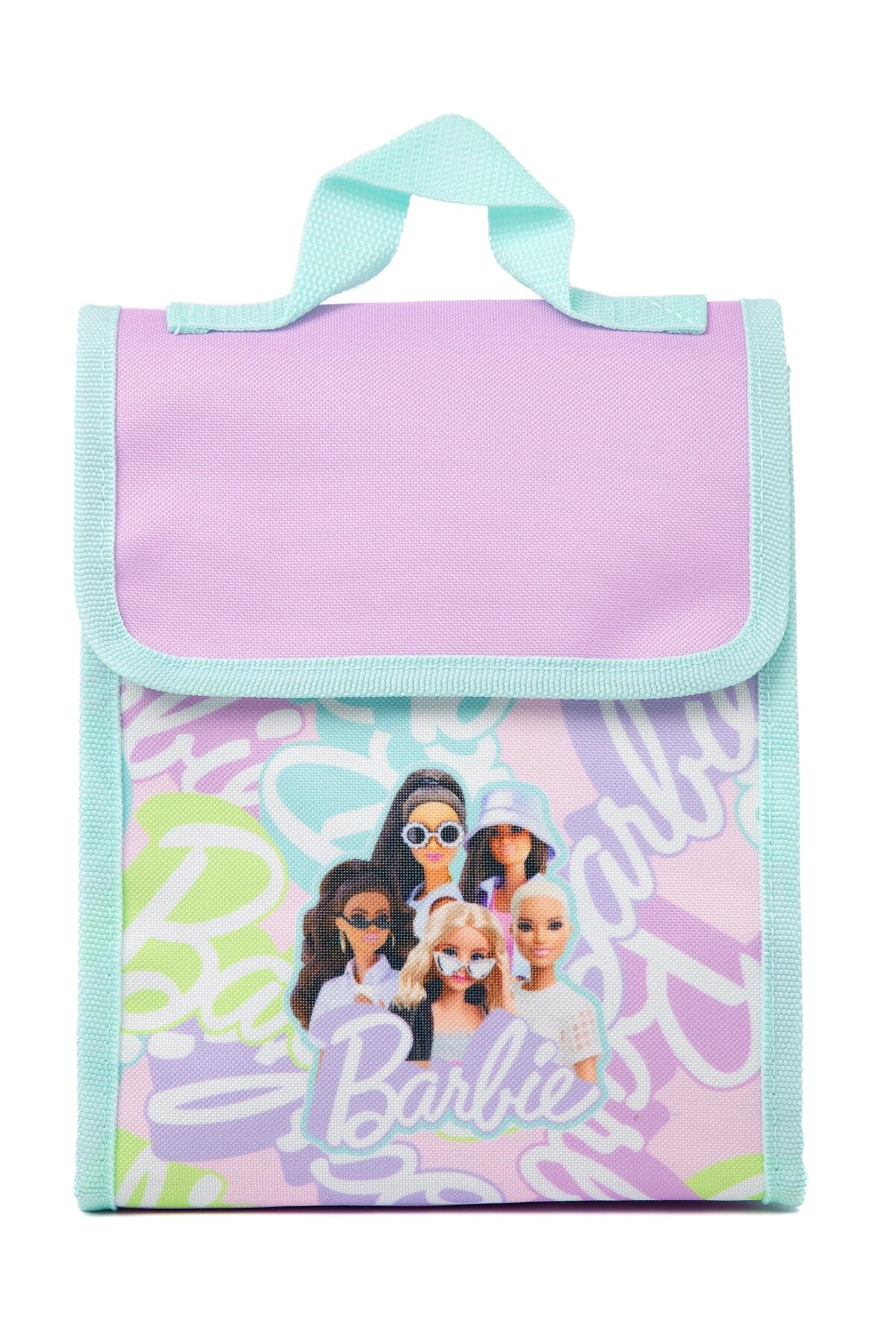 Barbie Girls Purple Printed 4 Piece Backpack Set / school bag set