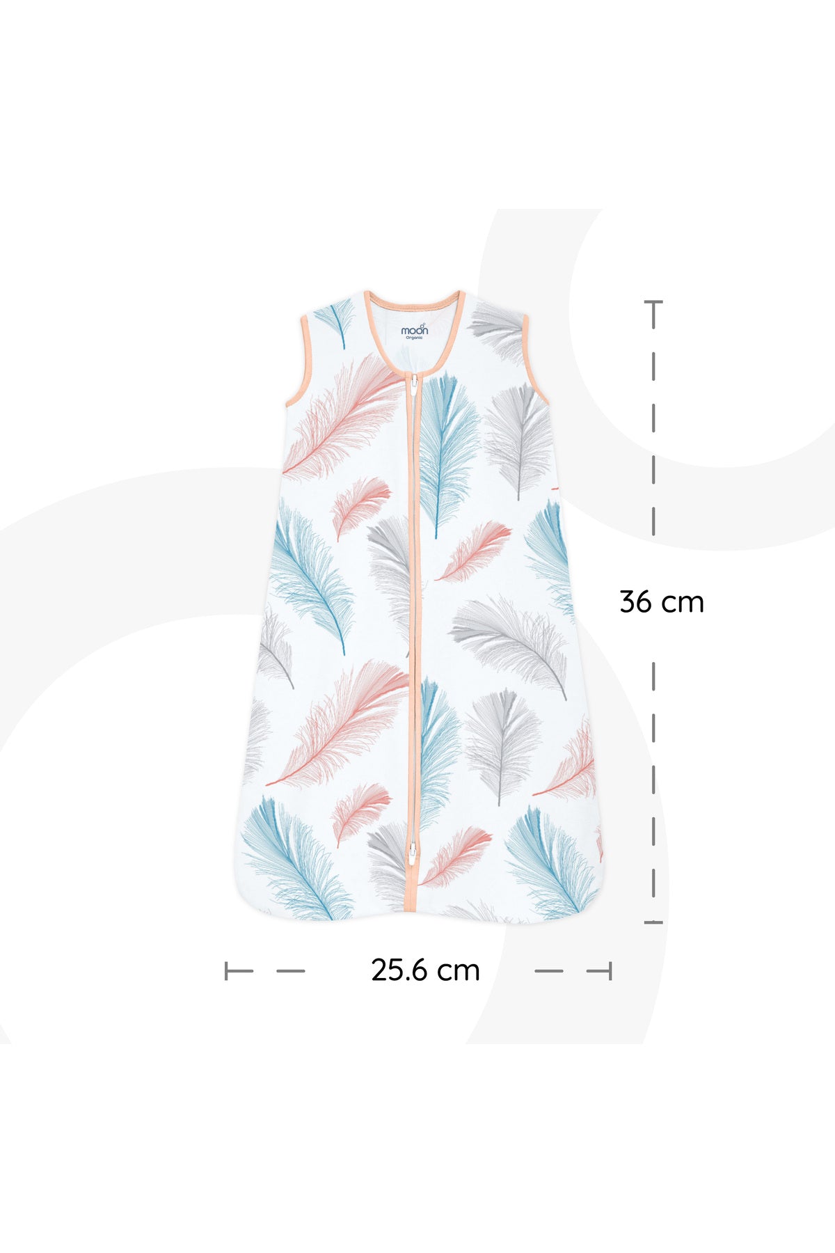 MOON Organic Sleepsack -Feature and Pink S/M