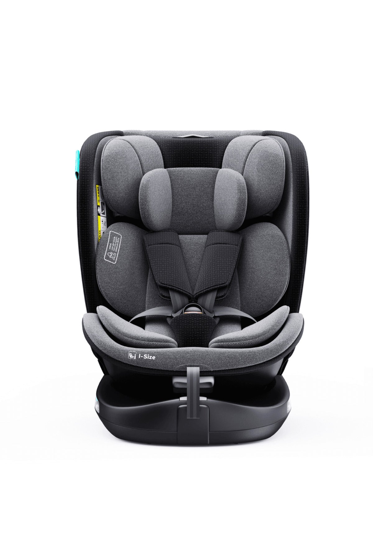 MOON Gyro Pro i-Size 360° Rotating Car Seat w/ ISOFIX for 40-150cm (Group 0+-1-2-3) 0m to 12Yr- ECE R129/E4 – Grey