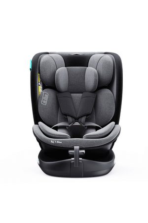 MOON Gyro Pro i-Size 360° Rotating Car Seat w/ ISOFIX for 40-150cm (Group 0+-1-2-3) 0m to 12Yr- ECE R129/E4 – Grey