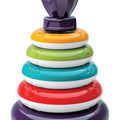 MOON Ring Tower-Educational Tumbler Stacking,7 Pcs Stacking Tower for 6m+ -Multi-color