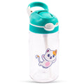 Cocobee Green Tritan Leakproof Water Bottle – Bpa-Free, 480Ml, Push Button Lid, Age 3+-Green