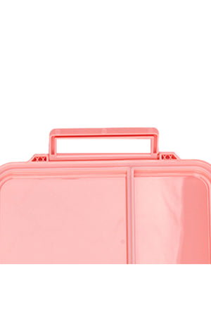 Cocobee Cherry Tritan Bento Lunch Box With Food Jar, 4 Compartments, Bpa Free, Leakproof, Microwave Safe, 1.87L – Pink