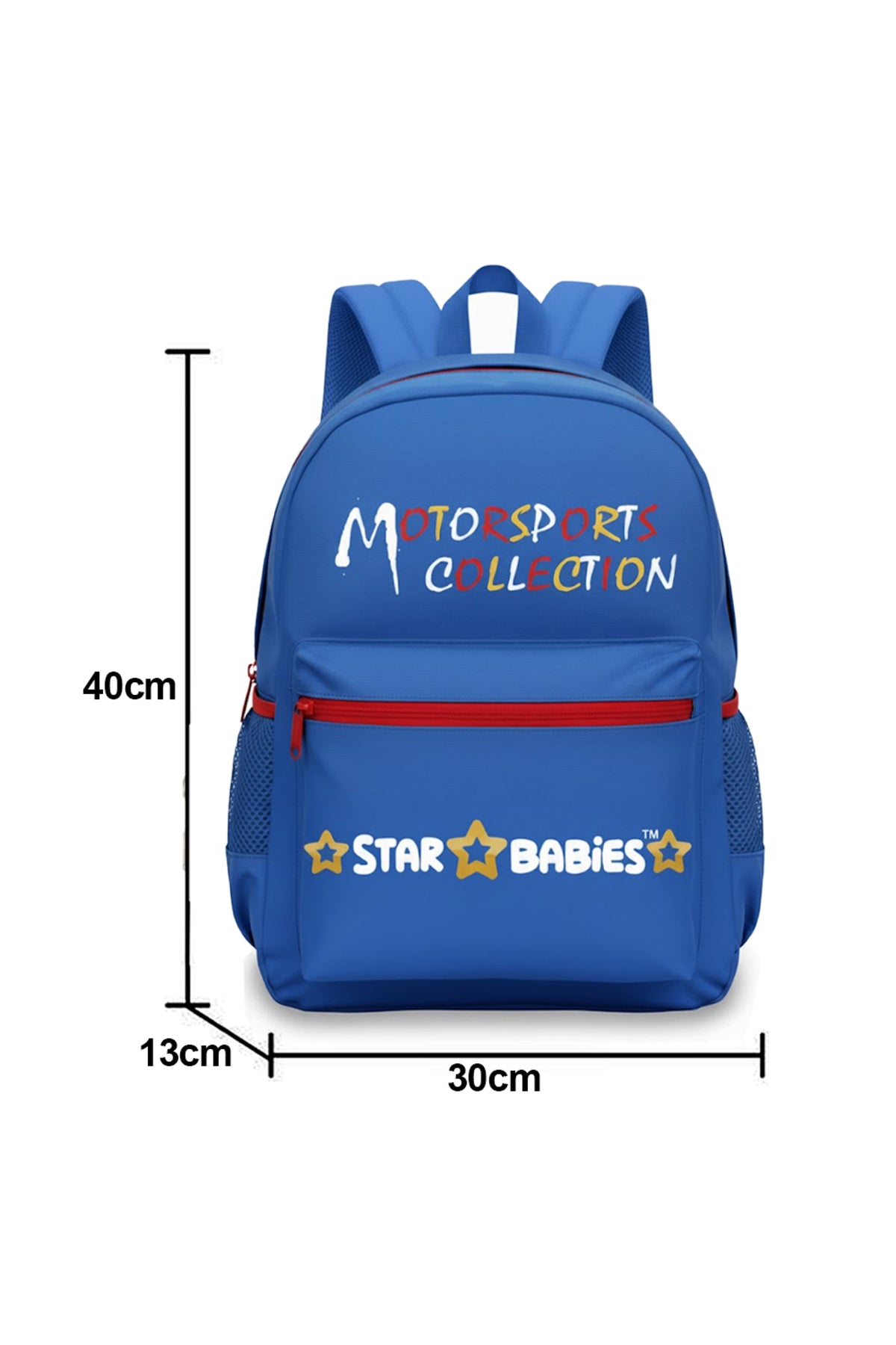 Star Babies - Motor Sports Collection School Bag - Blue