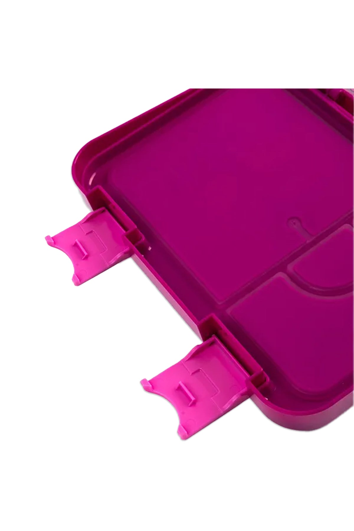 Cocobee-Bento Lunch Box, Bpa Free, Microwave Safe Removable Tray, 6 Adjustable Compartments, Leakproof, Lightweight, 22X15.5X5Cm, 1L, 3 Years+ - Dark Pink