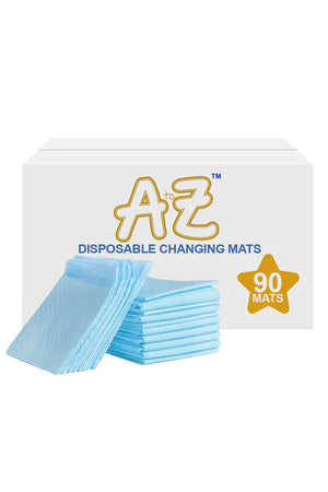 Disposable Changing mat Large (45 x 60cm) Pack of 90 - Blue