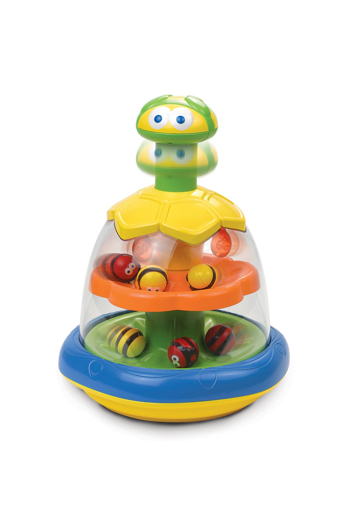 Little Learner SPINNING BEES Interactive Toy for Babies and Toddlers | Press-n-Spin Top with Colorful Bees | Motor Skills Development