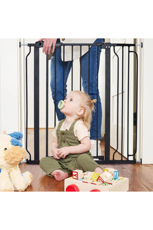 MOON Secura Baby Safety gate extension- 15cm Easy Install-Extra Wide metal extender– Black