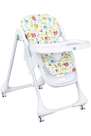 MOON  Apex Baby Highchair With 7 adjustable heights and Reclining Feature-Beige