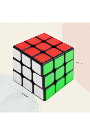MOON 5.6cm Magic Cube,black and white 
mixed