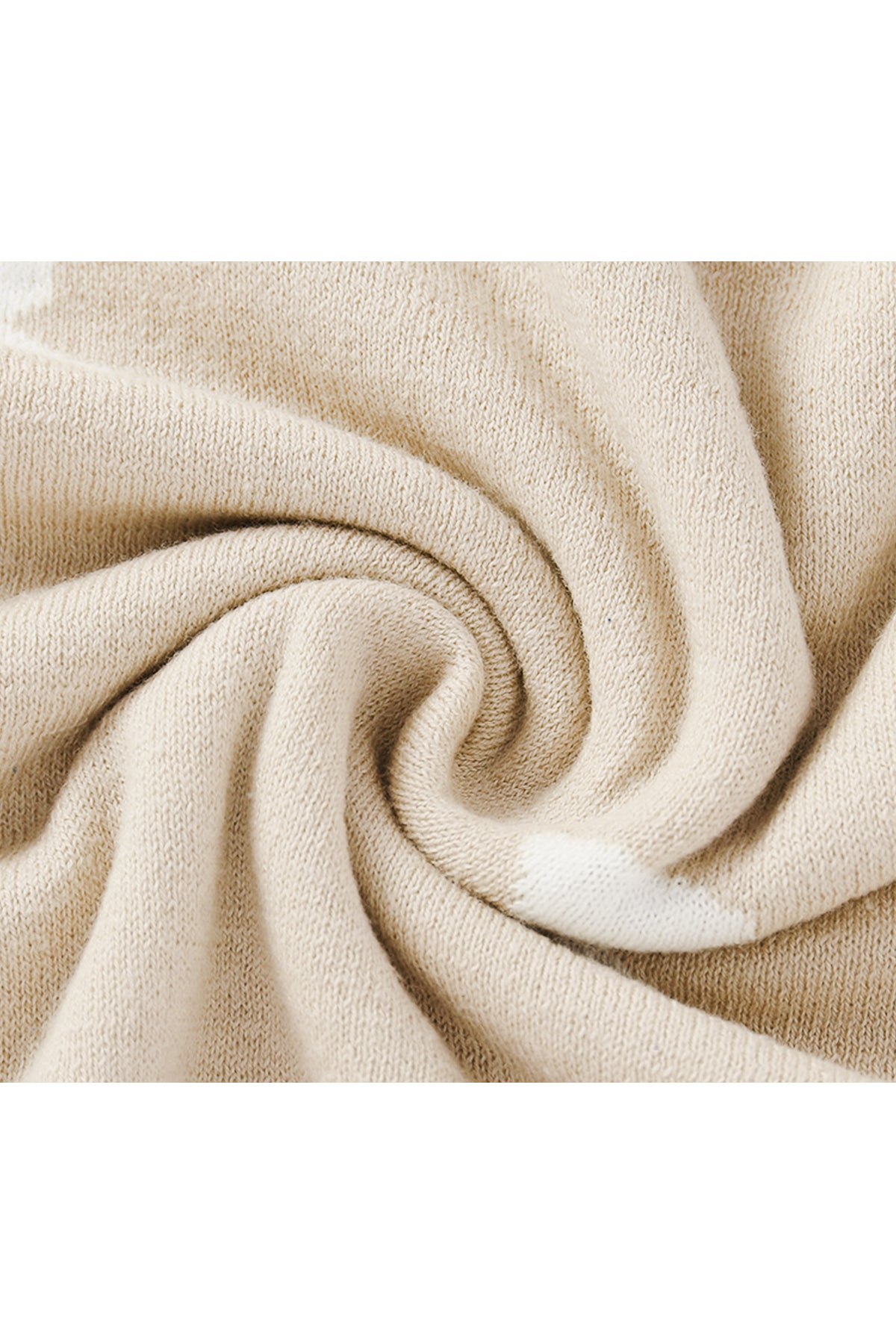 Star Babies - Baby Cotton Knitted Blanket 80x100cm - Cream