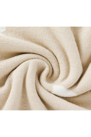 Star Babies - Baby Cotton Knitted Blanket 80x100cm - Cream