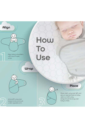 MOON Organic Swaddler -Grey