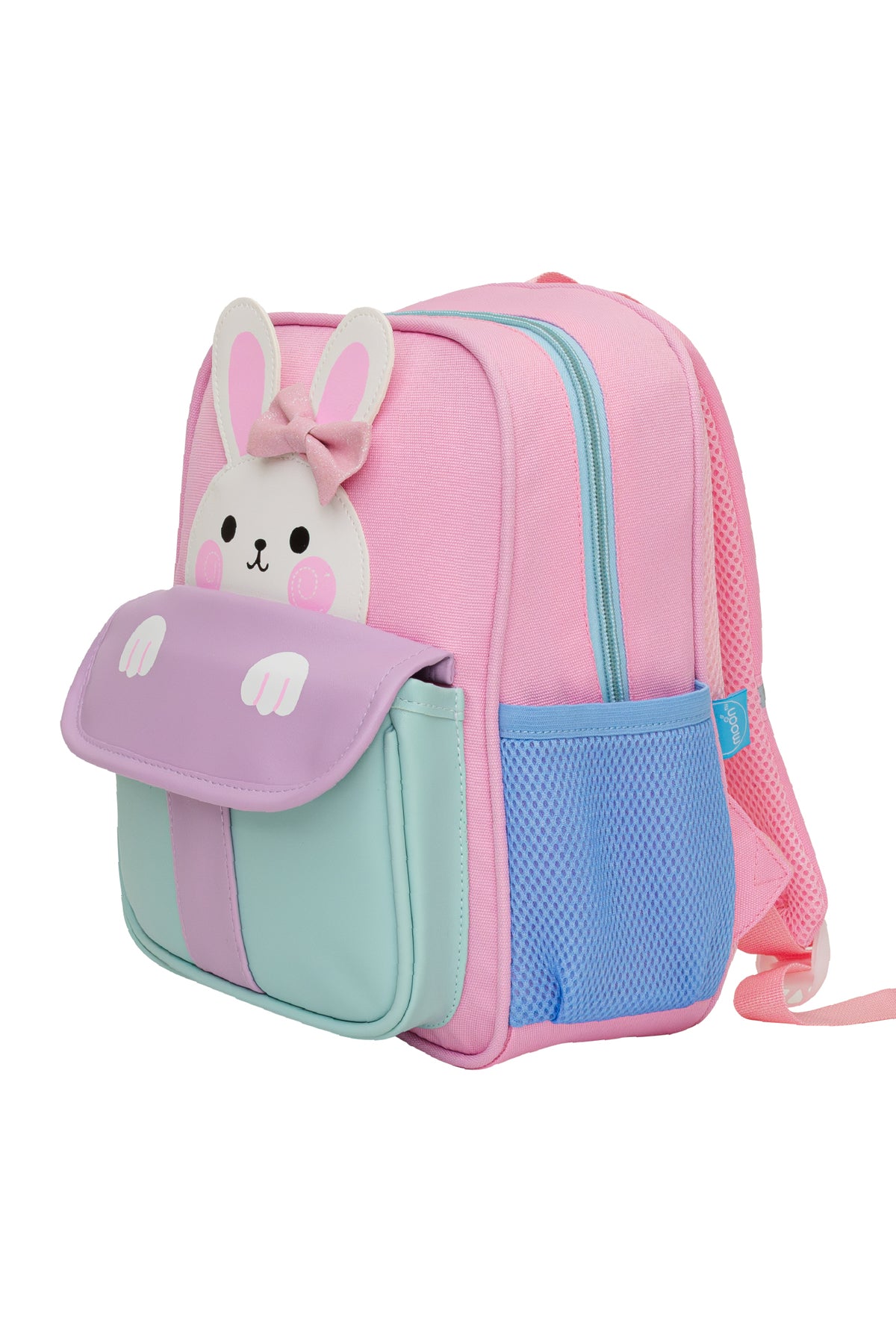 MOON Kids Backpack  – Comfy 3D Design,Padded Straps, Waterproof-Perfect for Preschool, Nursery, Snacks & Lunchbox-Bunny