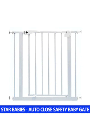 Star Babies - Auto Close Baby Safety Gate - 75-84 cm