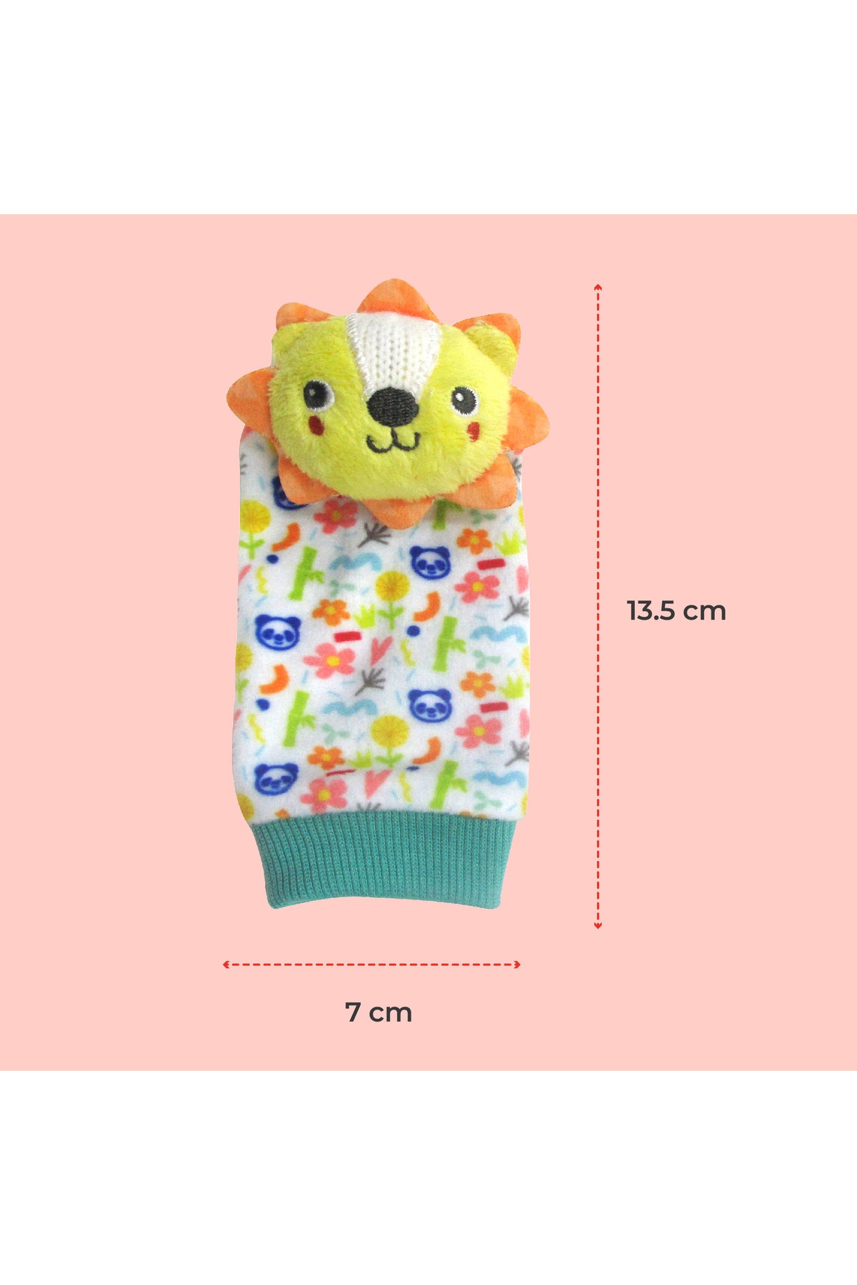 MOON Tiny Tots Foot Rattle for Growing Babies and Toddlers (0m+)-Multi Coolor