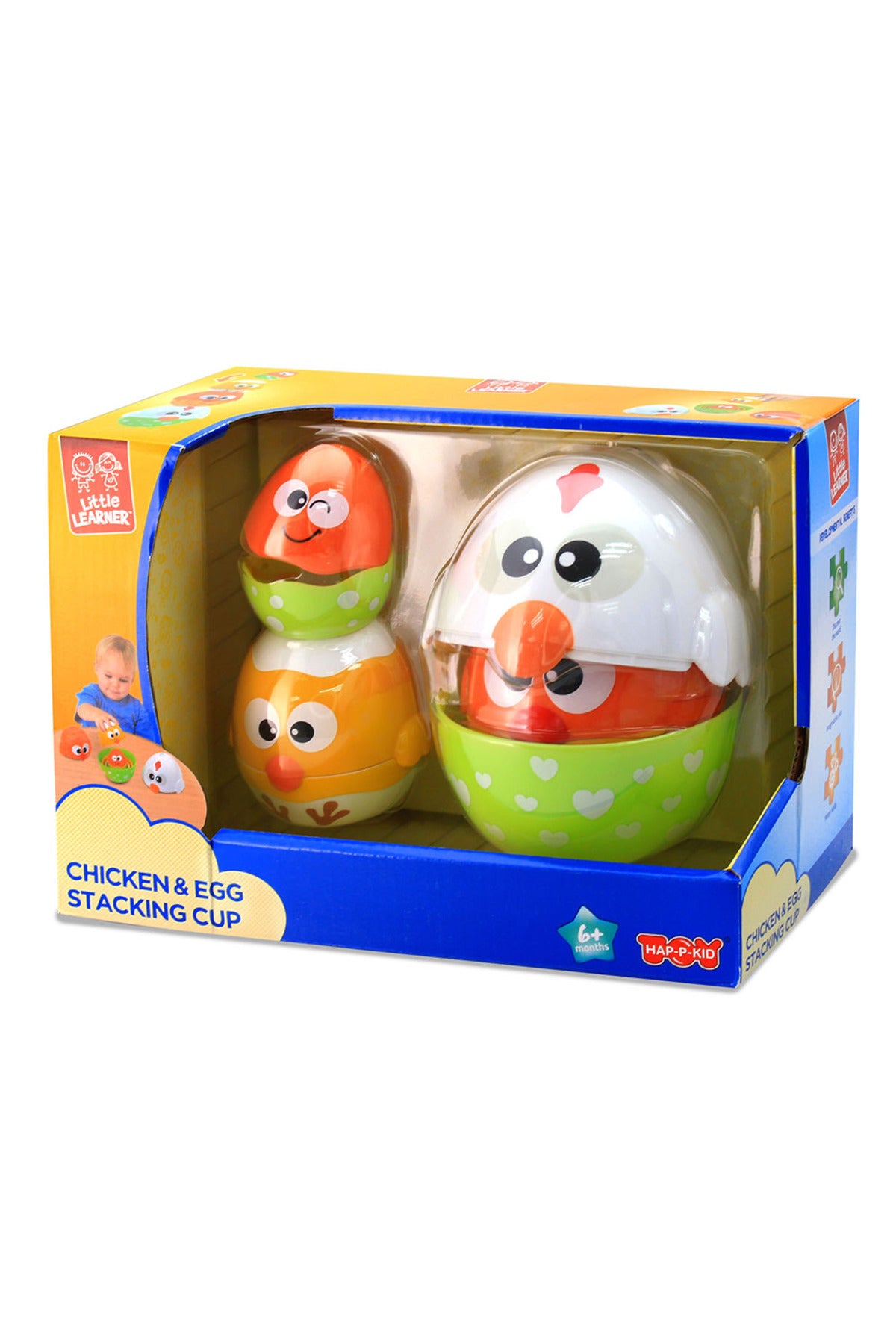 Little Learner Chicken N’ Egg Stackers: Colorful Stacking Cups for Toddlers