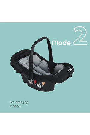 MOON Kido Baby Booster Car Seat with isofix- Grey