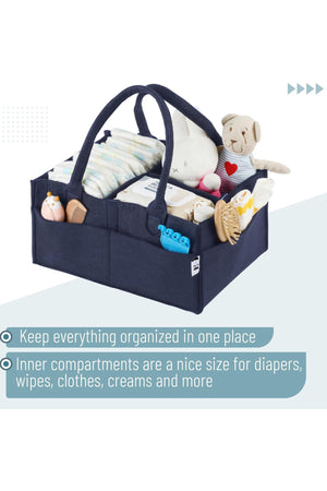 Star Babies Caddy Diaper bag organizer - Navy Blue - new