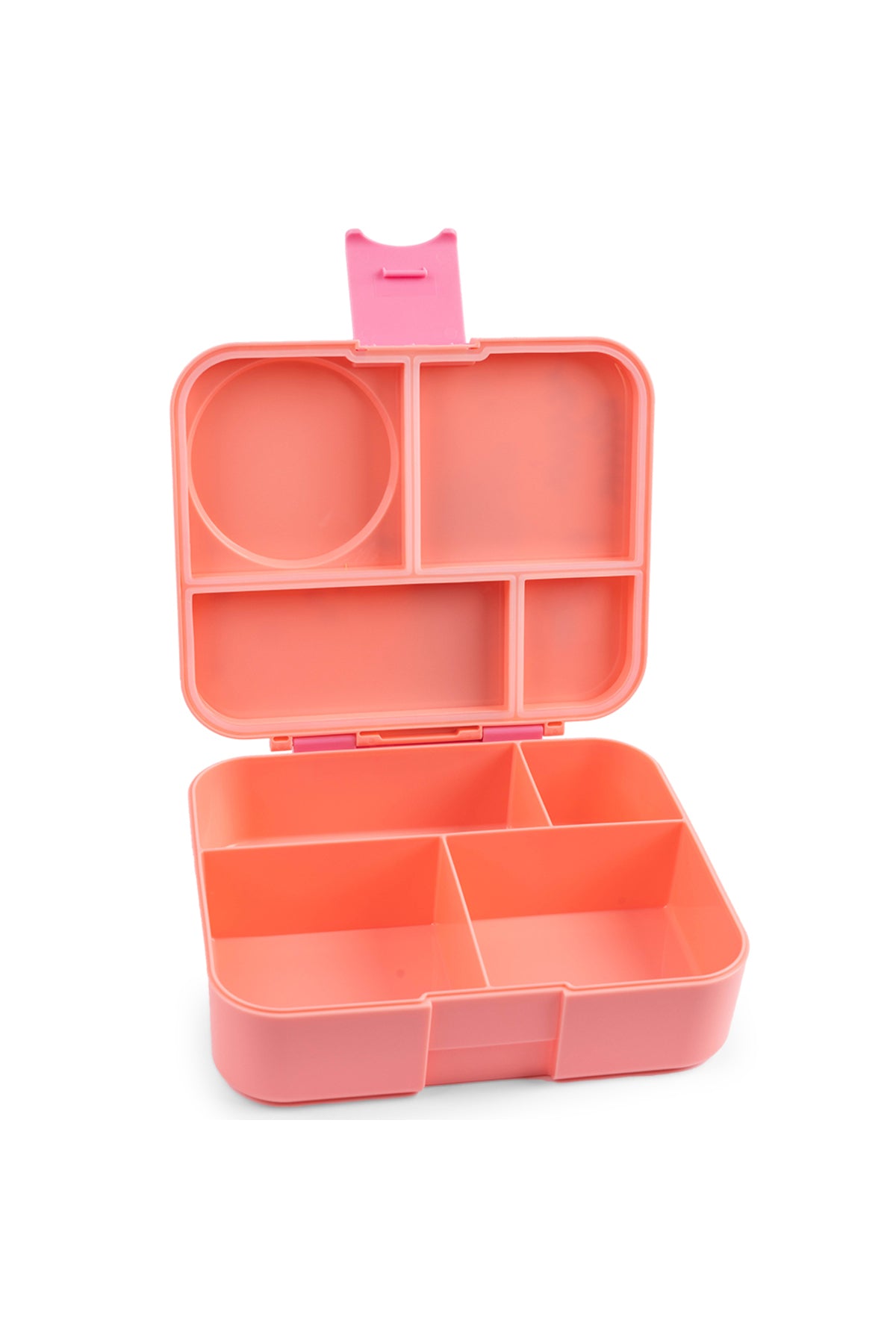 Cocobee Whale Bento Lunch Box With Food Jar – 4 Compartments, Bpa-Free, Leakproof & Odour-Free, 1.67L, 22X18X6.5Cm – Pink (3 Years+)