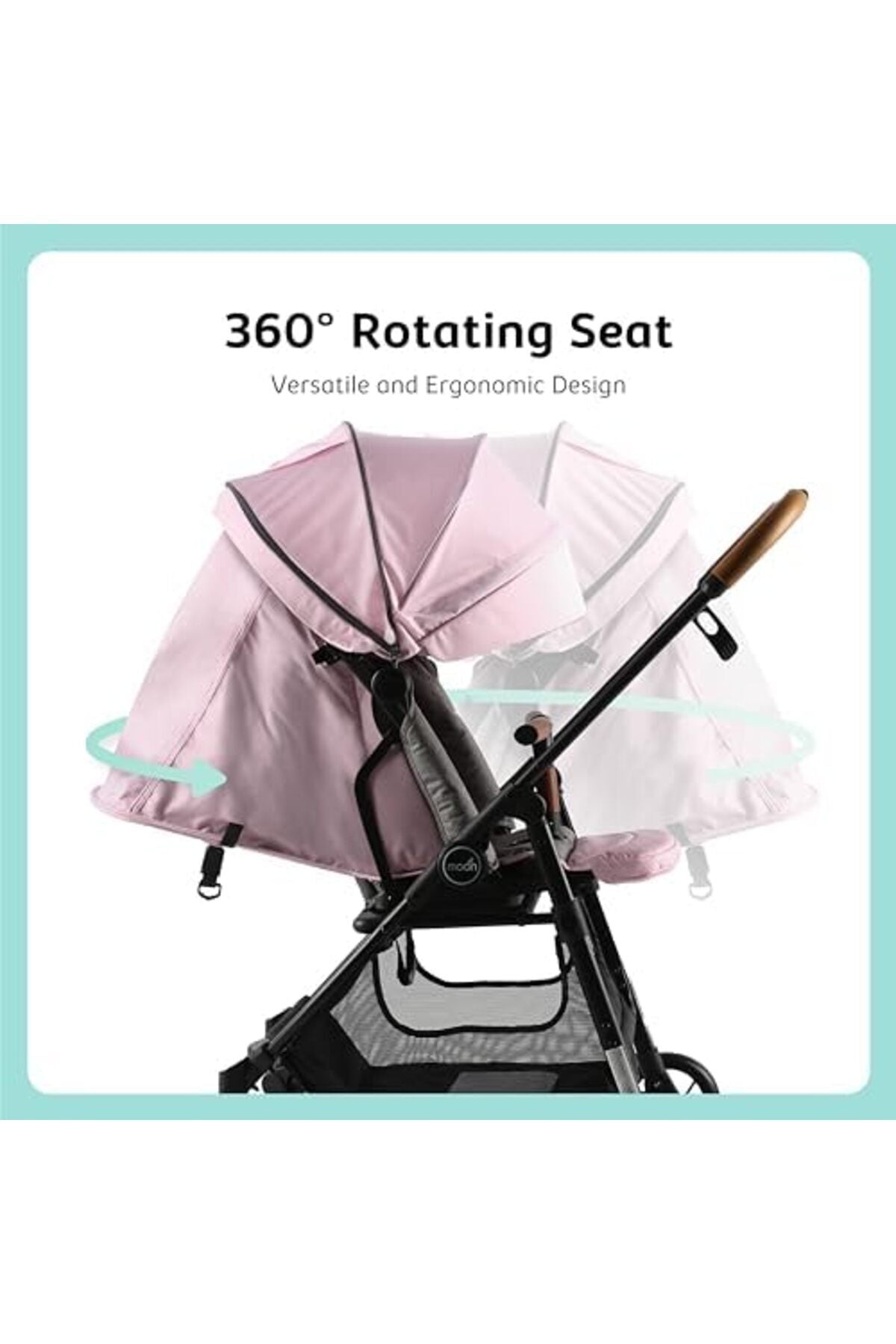 MOON Revo 360 stroller,Pink