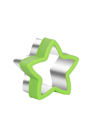 Star Babies - Fruit Picks - 10 Pcs With Sandwich Cutter - Green