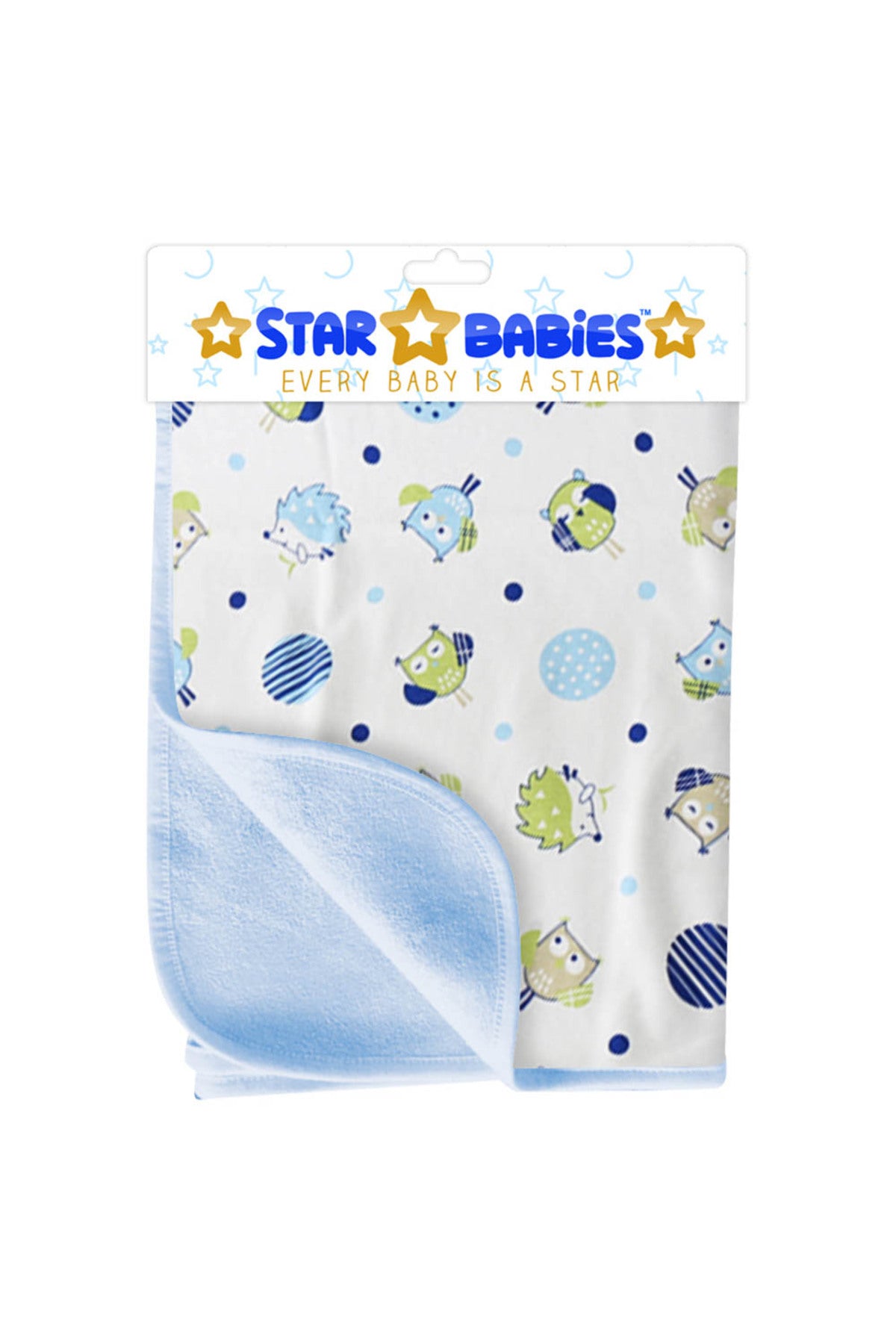 Star Babies Reusable Changing Mats - Light Blue