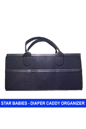 Star Babies Caddy Diaper bag organizer - Navy Blue - new