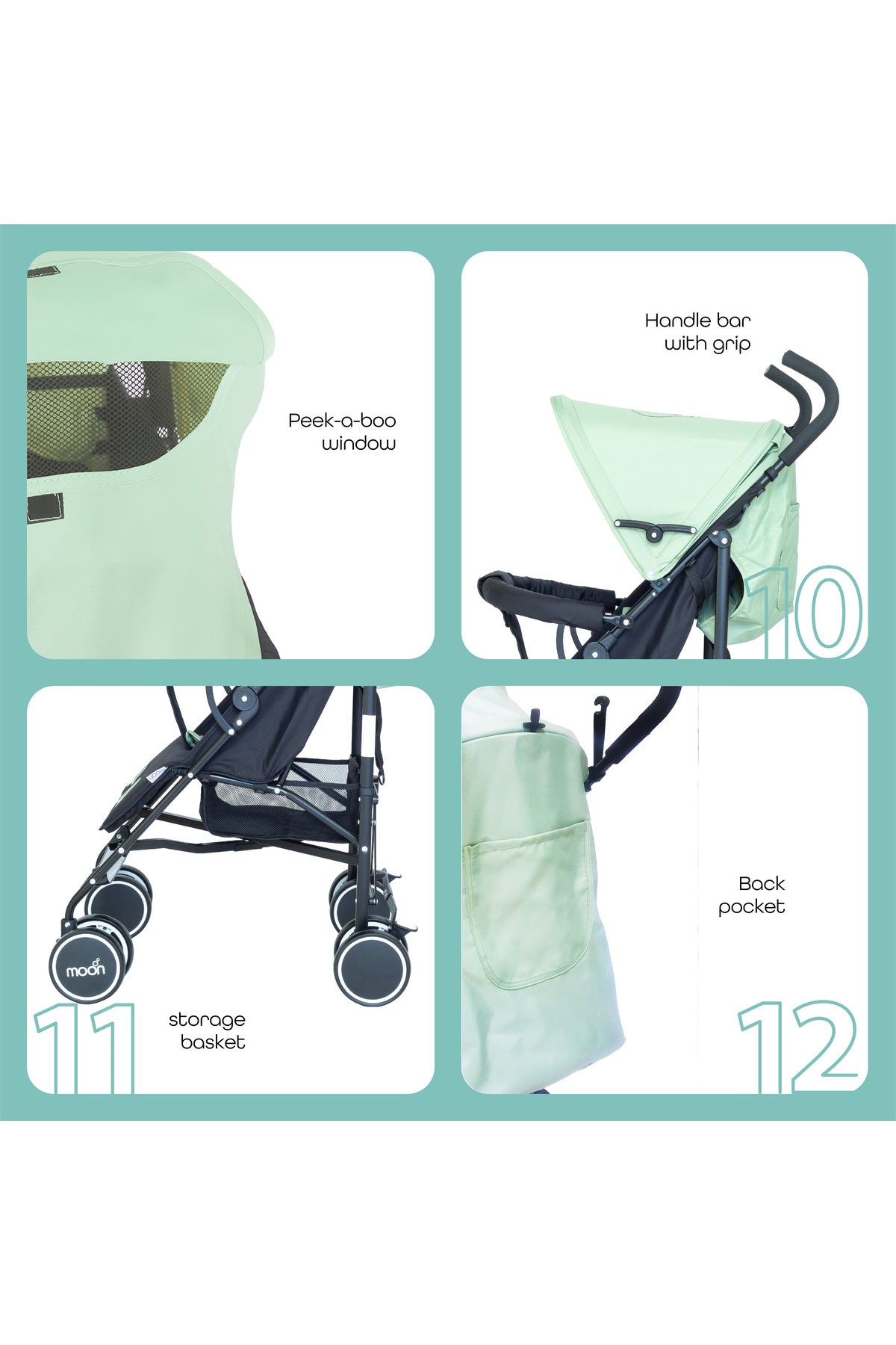 MOON Safari - Stroller Character - Dino