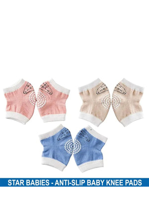 SunBaby - Girls Anti-Slip Crawling Kneepads - Pack of 3