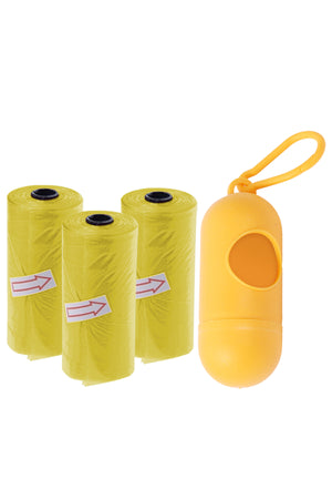 Star Babies - Scented Nappy Bag With Dispenser Pack of 3/45 Bags - Yellow