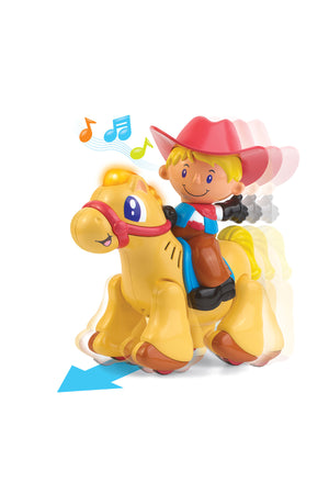 Little Learners Clatter Cowboy - Interactive Walking Cowboy Toy