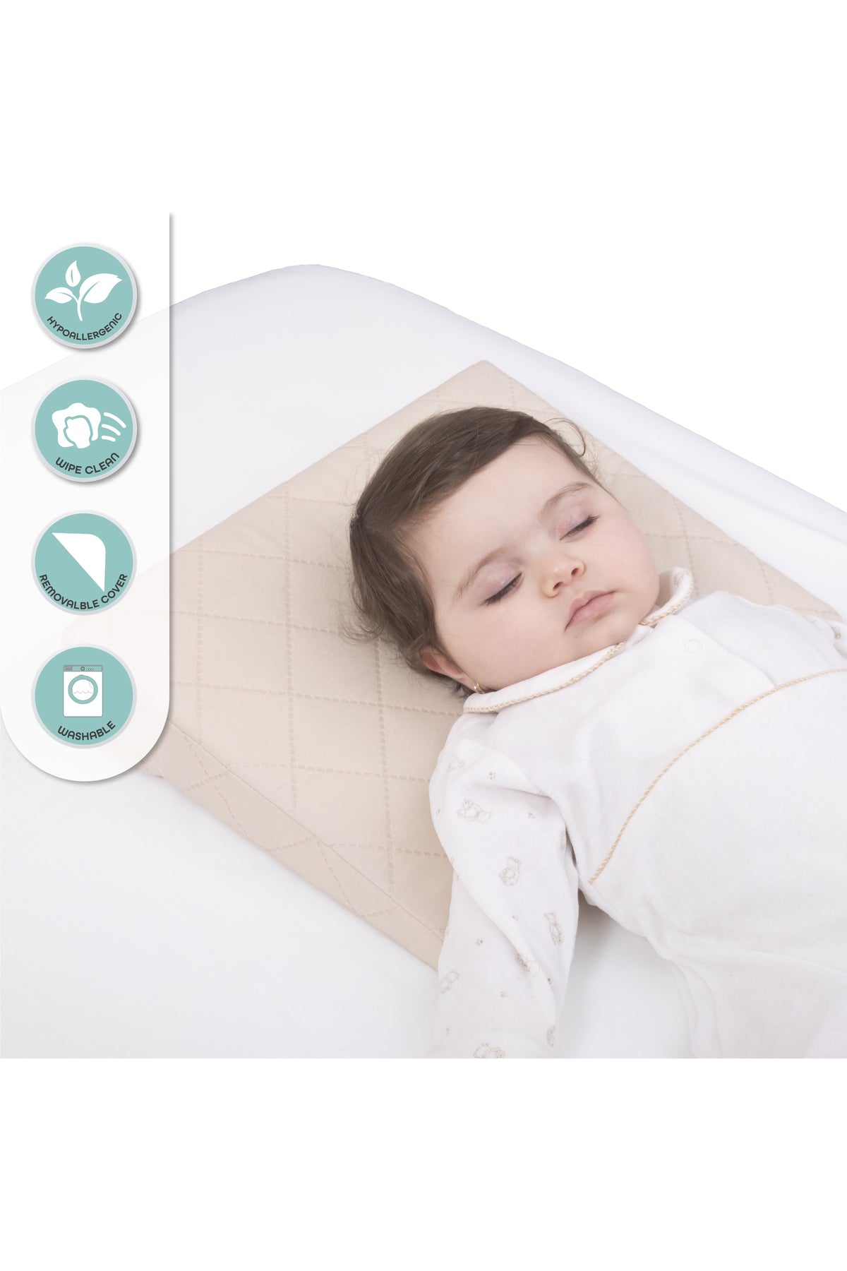 MOON  Universal Crib Wedge - Beige