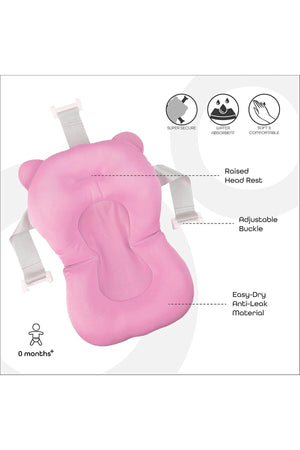 MOON Anti-Slip Baby Bath Pad - Pink
