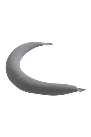 MOON Organic Cresent Maternity Pillow - Light Grey