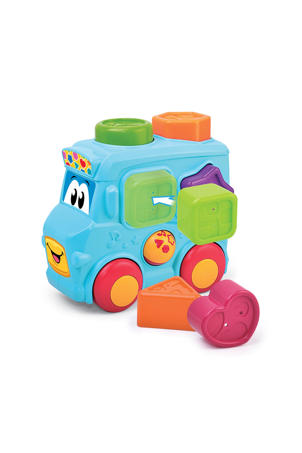 Little Learners Sort & Play Vehicle - Shape Sorting Toy for Toddlers
