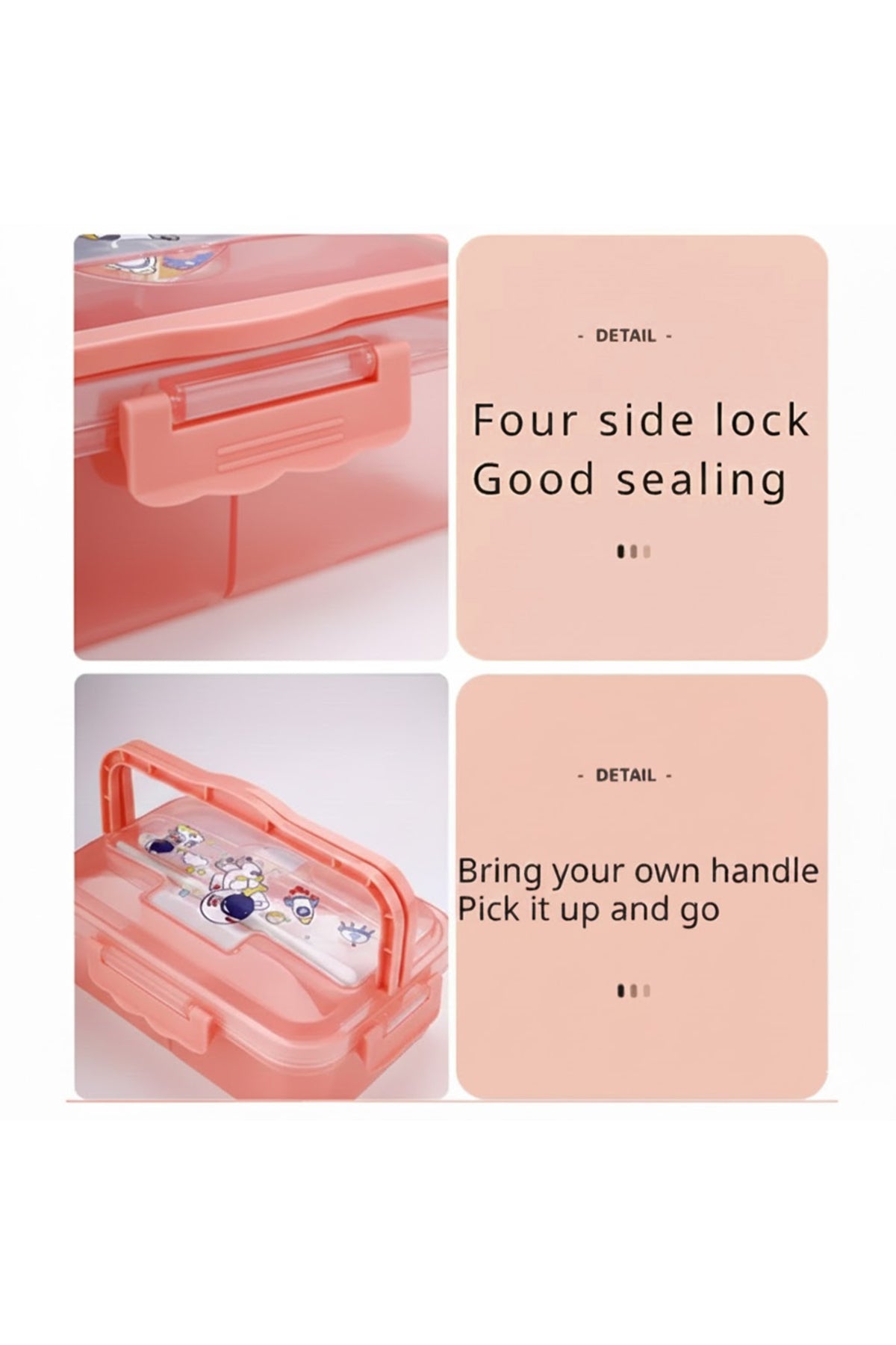 Star Babies 3-in-1 School Lunch Combo – Insulated Lunch Bag, Leak-Proof Bento Lunch Box, and  Stainless Steel Mini Food Jar Set for Kids, Toddlers & School
