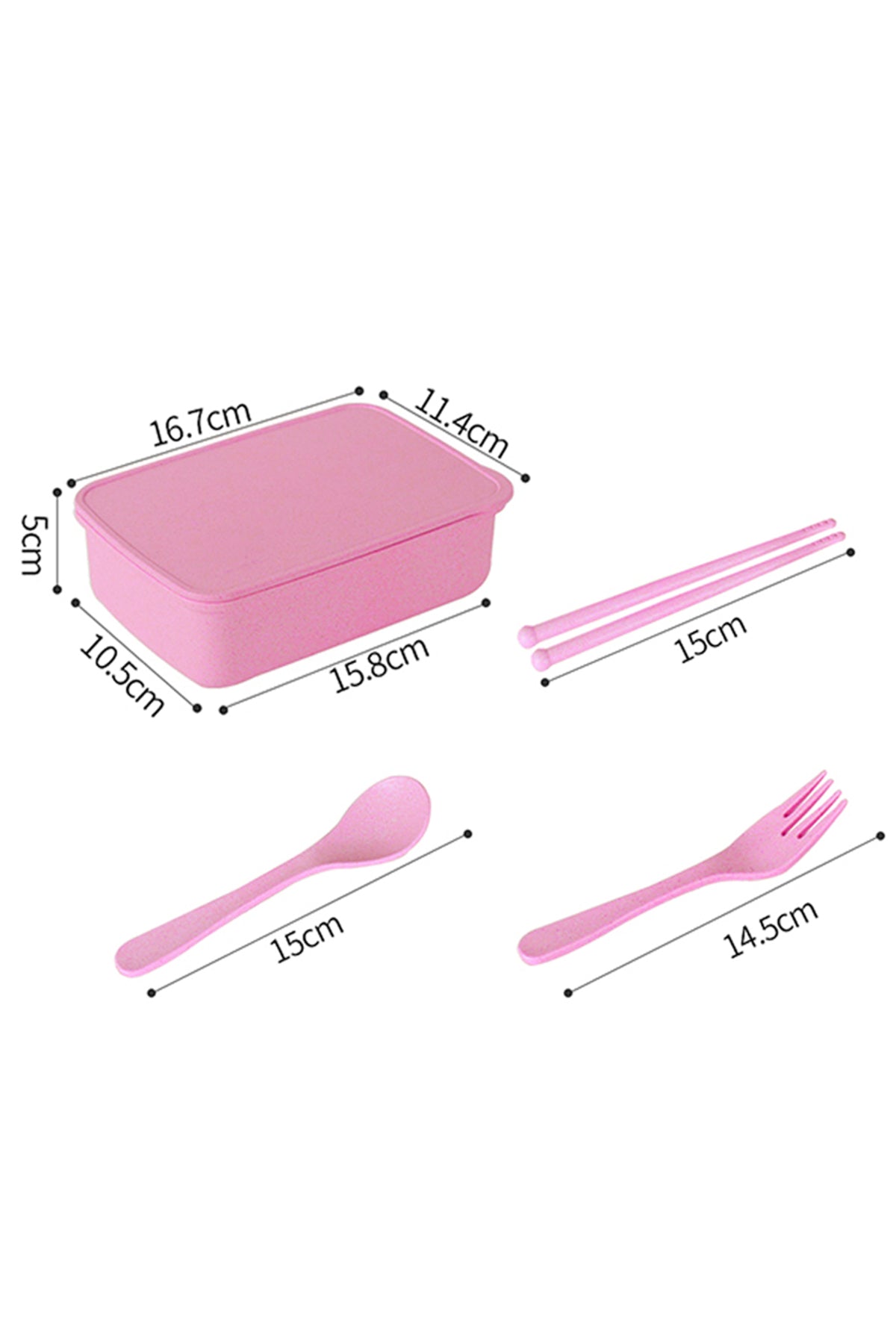 Star Babies Insulated Lunch Bag with Organic Lunch Box and Cutlery -Pink