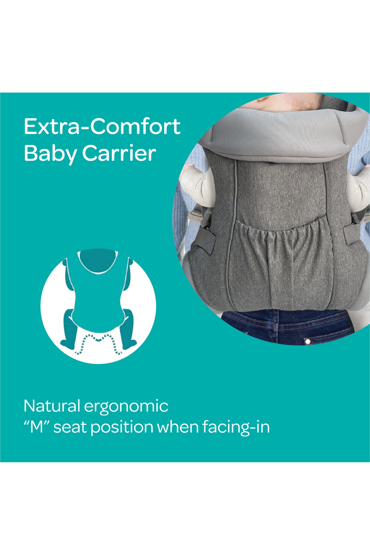 MOON KaryGo 2 in 1- Baby Carrier-Grey