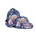 MOON  3 in 1 Kids Backpack  Set   - (16-Inch) Premium Kids School Bag with Lunch Bag & Pencil Case-Unicorn