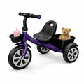 StarMarz Toddler 3-Wheel Tricycle Ride-On Toy with Safety Seat, Cup Holder & Rear Storage Basket - Purple
