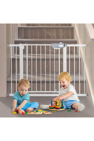 Star Babies - Auto-Close Safety Baby Gate - 75-84cm + 10cm Extension Kit
